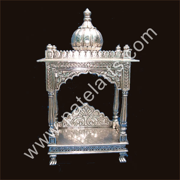 Silver Temple, White Metal Temple, Silver Carved Temples, Meenakari Silver Temple / Mandir, Manufacturers, India, white metal temple, home design, german Silver Temple / Mandir, White Metal Temple, Exporters, India, Indian White Metal Temple, Silver White Metal Temple, Suppliers, Udaipur, Rajasthan, India