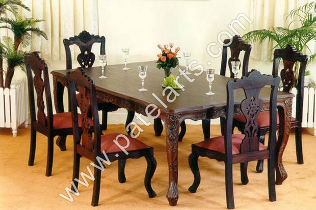 Royal Carved Dining Room Furniture Sets